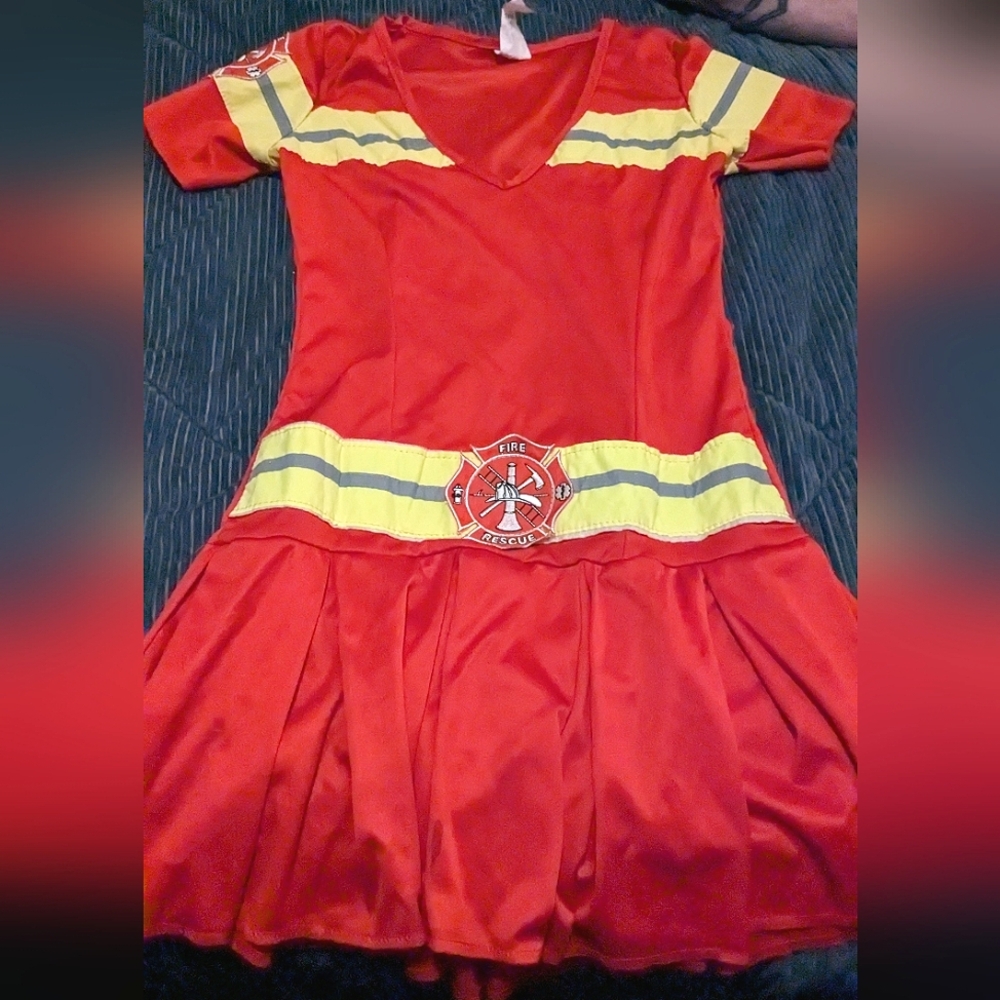 Sexy fire woman costume